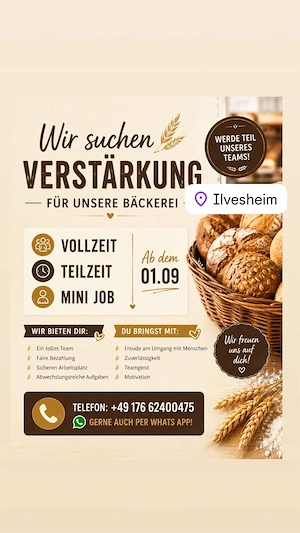 Verkäufer in -Bäckerei Ilvesheim
