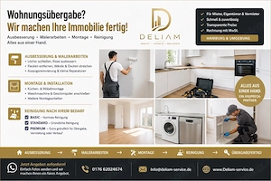 Wohnungsübergabe steht an? Wir machen sie fertig.