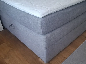 Boxspringbett 120 x 200 cm GRAU   Fa. Jockenhöfer