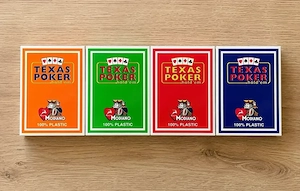 Modiano Pokerkarten 100% Plastik   2-fach Jumbo Index