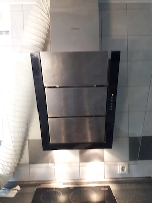 Abzugshaube Kopf frei