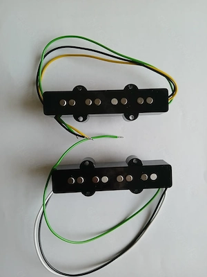 Jazzbass  Splitcoil Set. ALNICO 5.