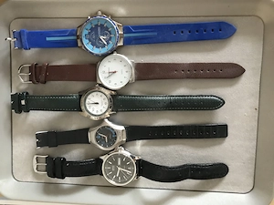 Herren Armbanduhr Seiko kinetic 2. von links BILD durchm. ca. 25 mm