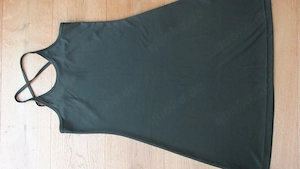 Minikleid mit Neckholder- Träger Größe M Khaki