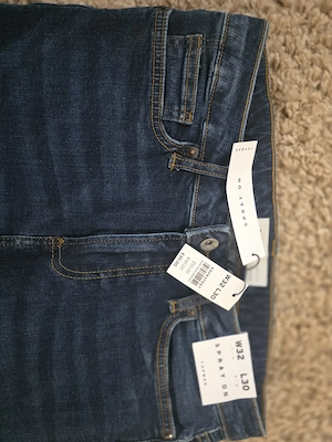 Spray On Jeans W32 L30   Neu