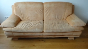 Sofa 3- Sitzer Couch in orange