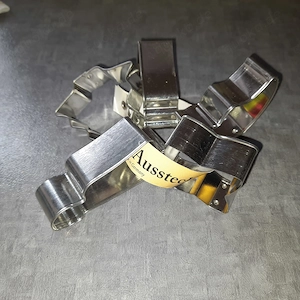 Metall-Ausstechformen   5 Stück, ungenutzt - zu verkaufen