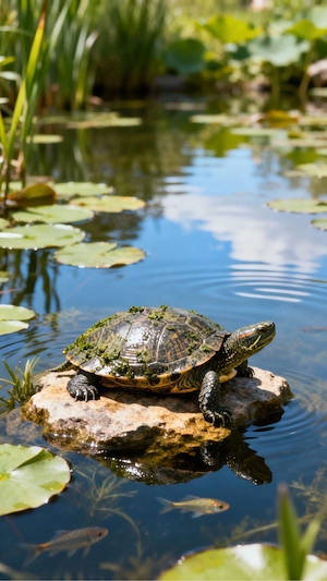 Suche 2 Wasserschildkröten mit zubehör