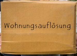teilweise Wohnungsauflösung wegen Umzugs 