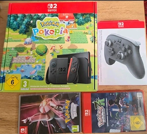 nintendo switch 2 + spiele + Pro controller 