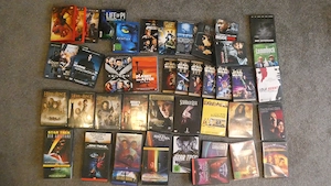 DVD-Sammlung (95 Stück, Inhalt siehe Text)