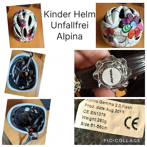 fahrrad helm mädchen alpina 