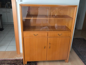 Vintage Vitrine, 1950 Jahre für das Wohnzimmer, Esszimmer