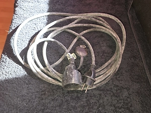 5 Meter Schuko IP44 230V Verlängerungskabel Stromkabel Gummi
