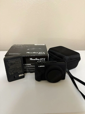 Canon PowerShot G7 X Mark III schwarz | 20.1MP Kompaktkamera | NEU & OVP