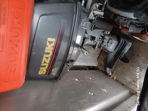 Boot mit Außenbordmotor 40 PS zwei takt von Suzuki plus Bootsanhänger Bild 4