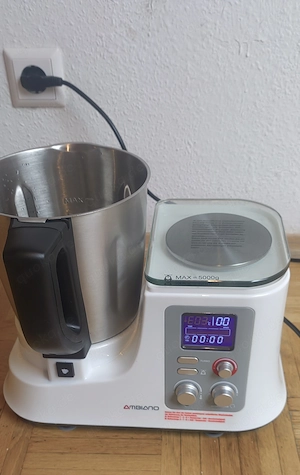 Ambiano Küchenmaschine mit Kochfunktion - Wie neu - Komplett