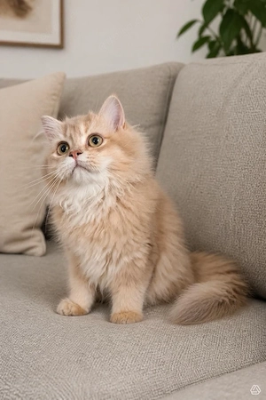 BLH junge BLH Mädchen mit Stammbaum abgabebereit Katze Kater