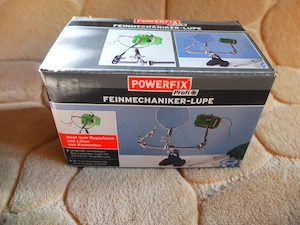 Powerfix - Feinmechaniker Lupe * Modellbau * Platinenhalter * Modellbauwerkzeug