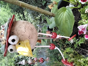 Keramik vogel für Deko