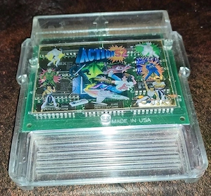 Action 52 - NES Original Rarität (Clear Cart   Cheetahmen)