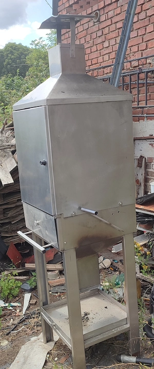 Edelstahl Kombi Grill & Räucherschrank 