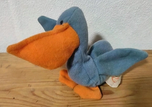 Ty Teenie Beanie Baby Scoop Pelikan McDonald's 1999