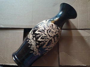 Sgraffito Keramik-Vase 50er 60er Mid-Century Modern  