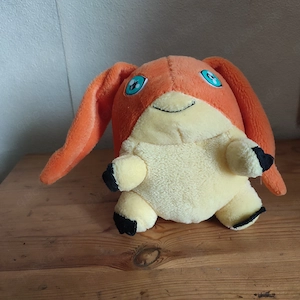 Vintage Digimon Patamon Plüschtier 2001 Play-By-Play 15cm