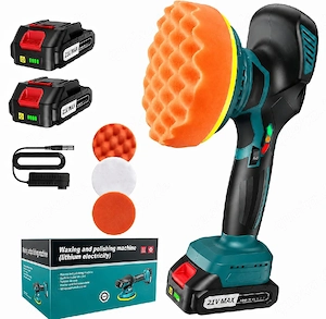 Akku Poliermaschine Set 21V für Auto Lackpflege Neuware
