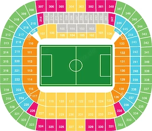 4 x Deutschland - Serbien   Block 112 113   München 01.10.   Originalpreis