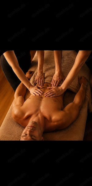 Errotische Massage 4 Hände-Massage