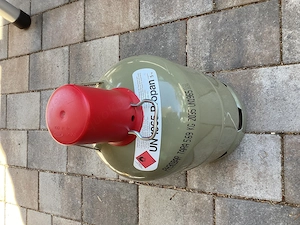 5kg graue Gasflasche Propan