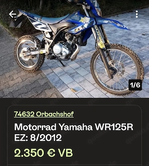 Yamaha WR125R 