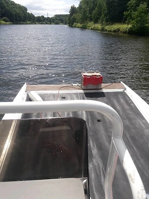 Verkaufe Katamaran Motorboot mit 20 PS Suzuki Aussenborder  Bild 5