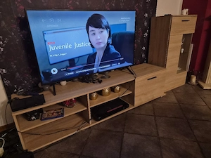 wohnwand mit hängeschrank