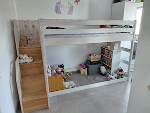 Schönes Holz Hochbett - Optional mit oder ohne Burgfront