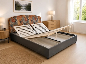Hochwertiges Doppelbett   massive Bauweise & zeitloser Charakter