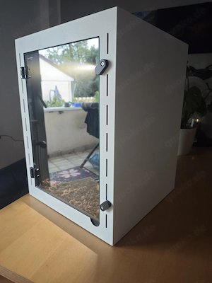 PVC Terrarium 45x45x60 mit Beleuchtung
