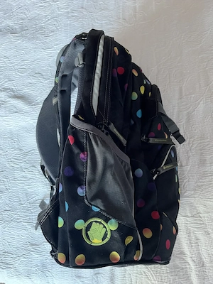 Coocazoo - Schulranzen Rucksack Kinder - schwarz mit Punkten Bild 2