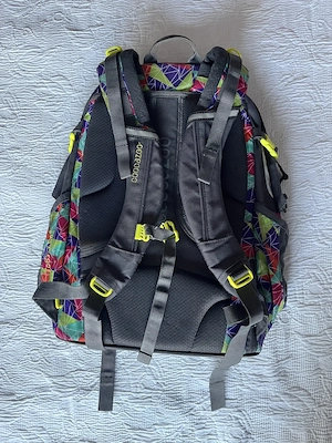Coocazoo - Schulranzen Rucksack Kinder - grau mit farbigen Mustern Bild 2