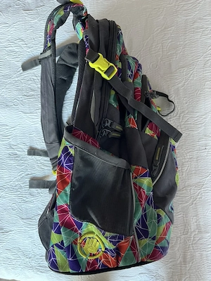 Coocazoo - Schulranzen Rucksack Kinder - grau mit farbigen Mustern Bild 4