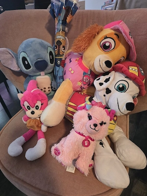 Paw Patrol Stofftiere + Regrnschirm   Amy Rose Stofftier    Stitch Stofftier  Hund Stofftier