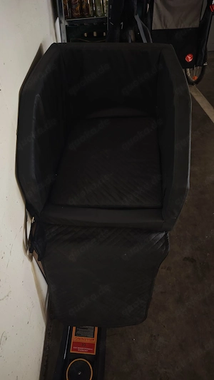 Auto Hundekorb grau 