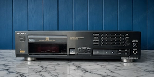 Sony CDP-597 CD-Player Schwarz Hifi Compact Disc Player mit FB.