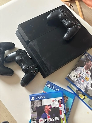 Sony PlayStation 4 mit Controller & Originalzubehör
