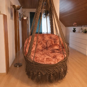 Handgefertigter Hängesessel   Makramee Design