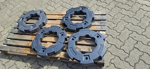 Radgewichte 4 x 45 kg LOVOL M504 inkl. Befestigungsmaterial