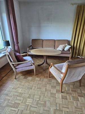 Sitzgarnitur mit Tisch Danish Style Midcentury Bild 2