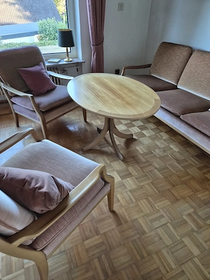 Sitzgarnitur mit Tisch Danish Style Midcentury Bild 3